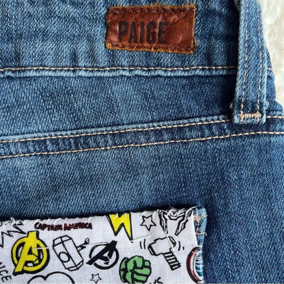 PAIGE Daryn Upcycled Avenger Jean Shorts size 31 - Picture 8 of 10